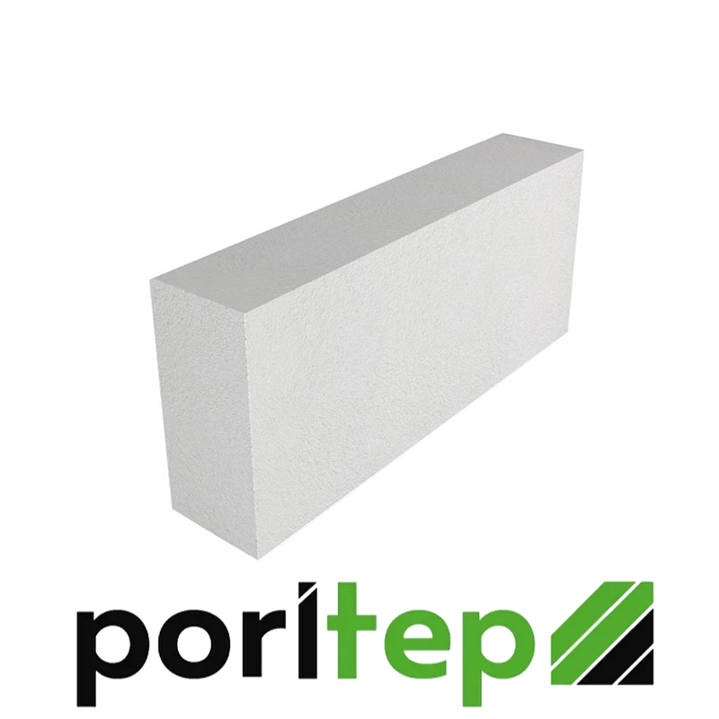 Газобетонные блоки Poritep D400 625х75х250 перегородочные