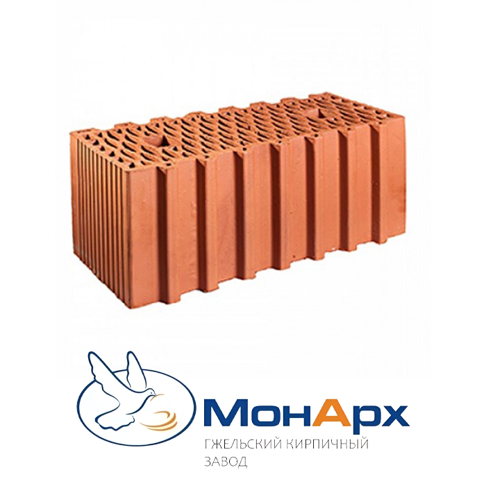 Керамический блок Гжель, М100-150, 14,3 NF, 250х510х219