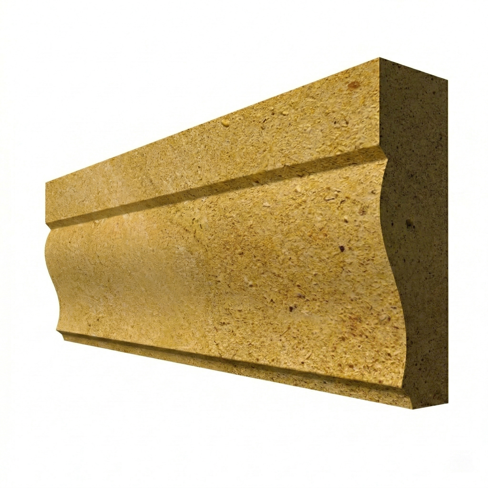 Карниз цокольный из дербентского ракушечника 120х350х50