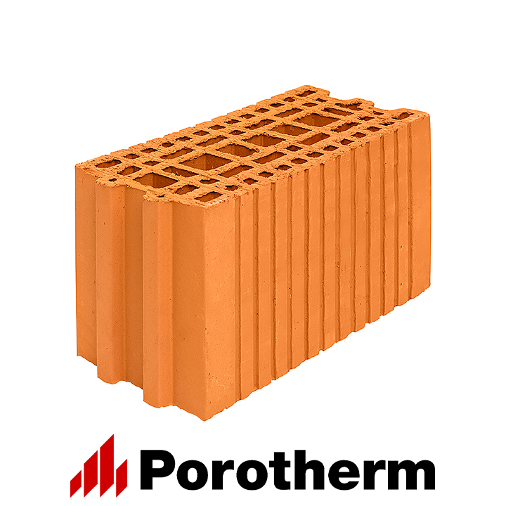 Керамический блок Porotherm 20, М100, 9 NF, 400х200х219