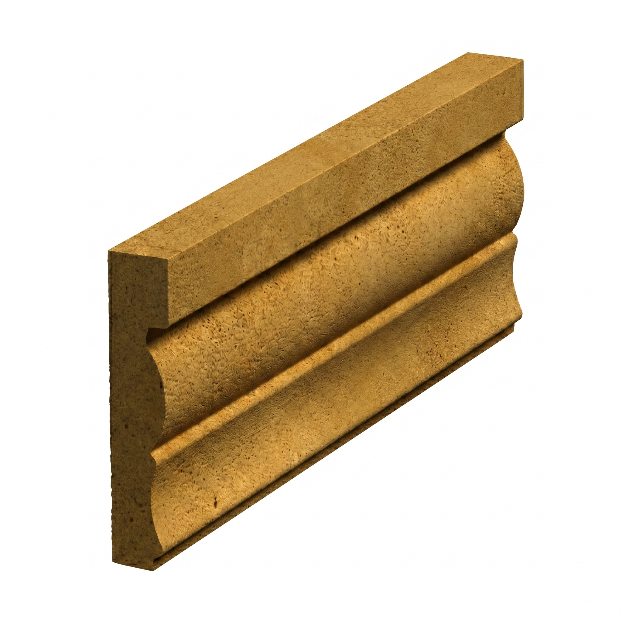 Карниз межэтажный из гелинбатанского ракушечника 160х70х350