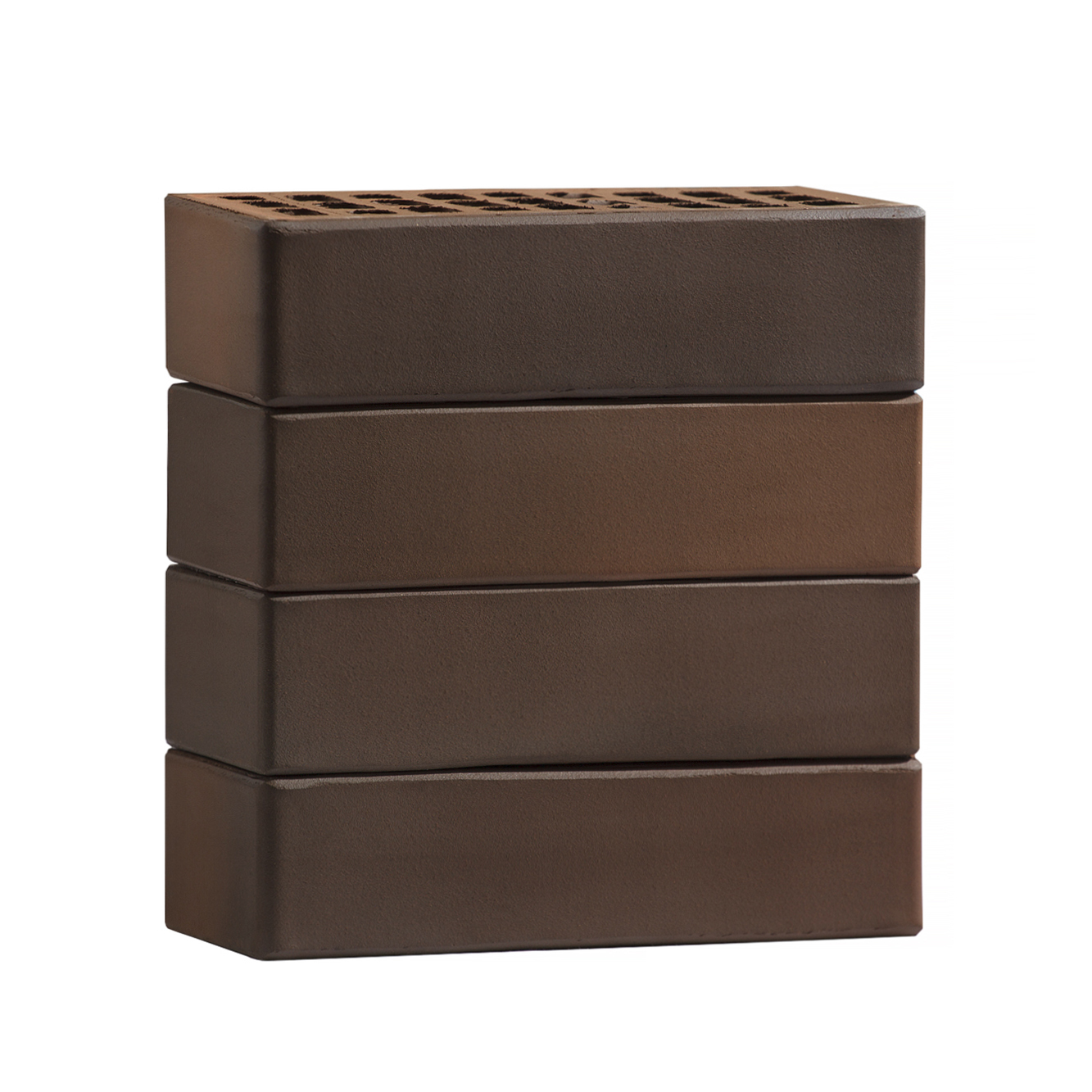 Облицовочный кирпич ВолгаБрик Амур Флэш баварская кладка одинарный 1 НФ гладкий М200