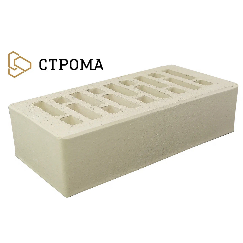 Облицовочный кирпич Строма одинарный 1 НФ Латте Гладкий