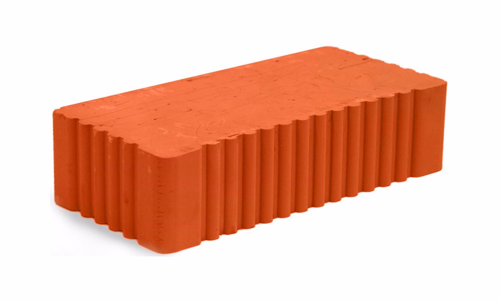 Кирпич строительный полнотелый Мстера одинарный 1 НФ рифленый М200