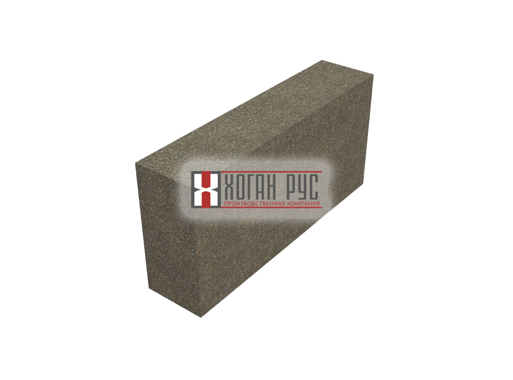 Керамзитобетонный блок Хоган Рус перегородочный 390х90х188