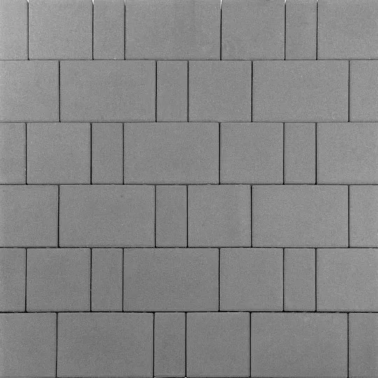 Тротуарная плитка Новый город 342 МЗ, 40 мм Серый