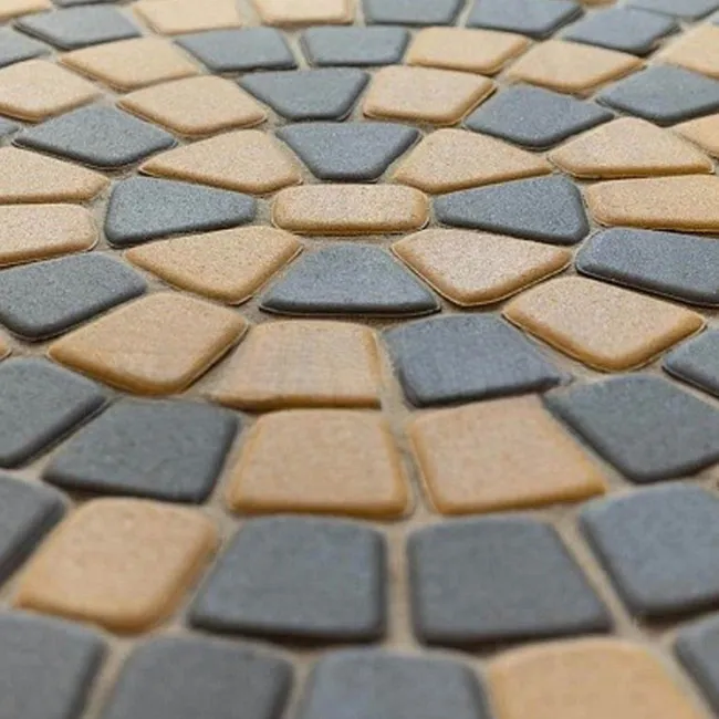 Тротуарная плитка Классика круговая Серая 60 мм