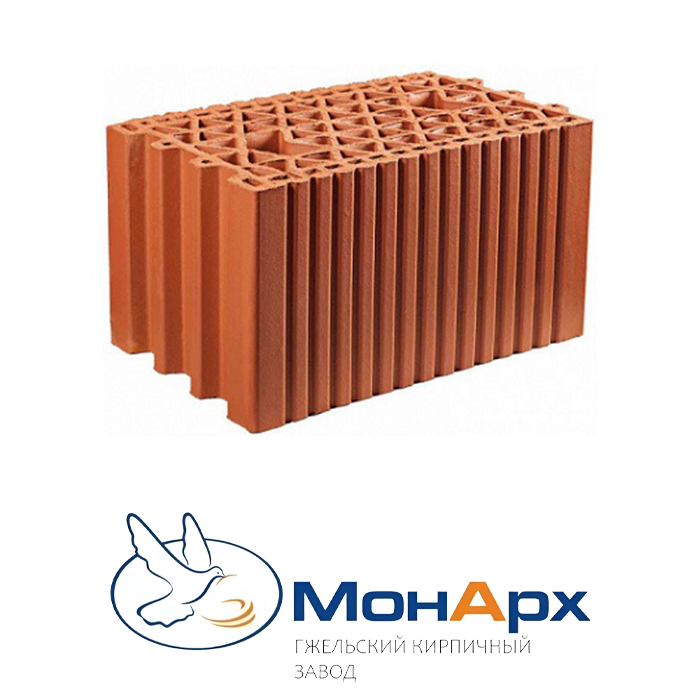 Керамический блок Гжель, М100-150, 10,7 NF, 380х250х219