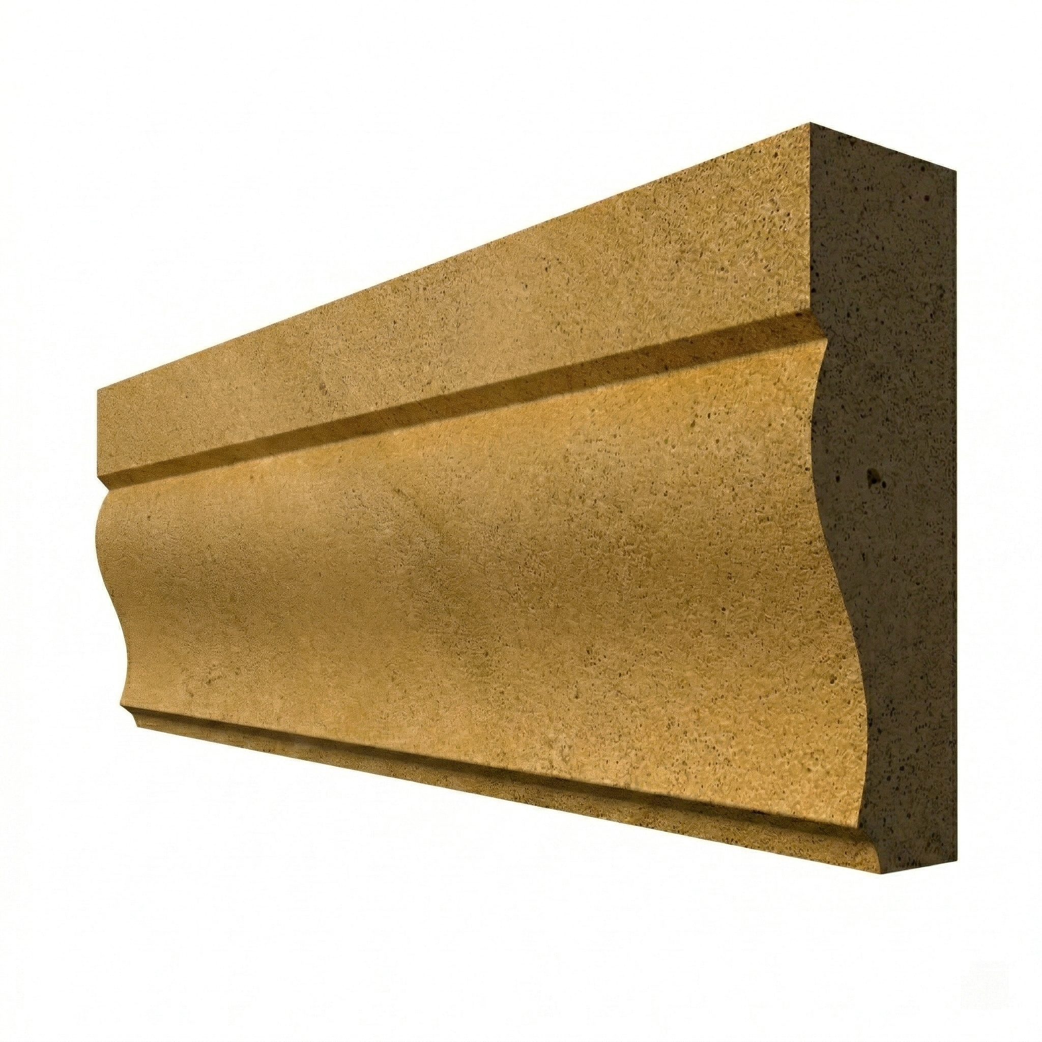 Карниз цокольный из гелинбатанского ракушечника 70х350х50