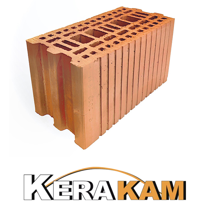 Керамический блок KERAKAM 20, М150, 9 NF, 250х400х219