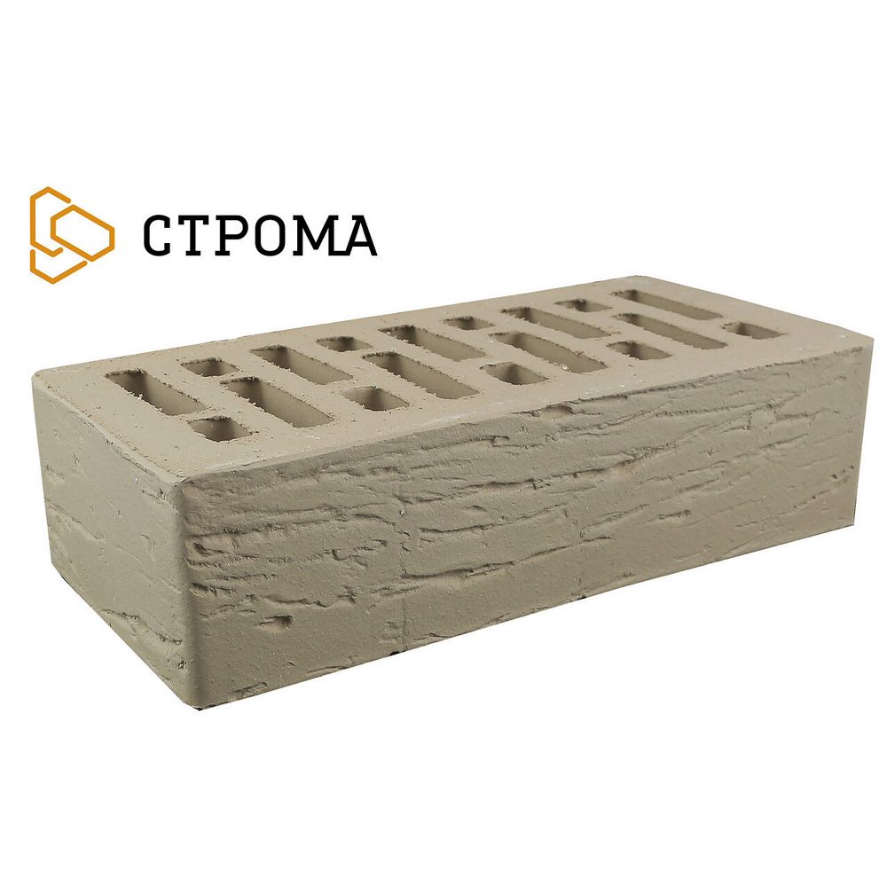 Облицовочный кирпич Строма одинарный 1 НФ Латте Рустик