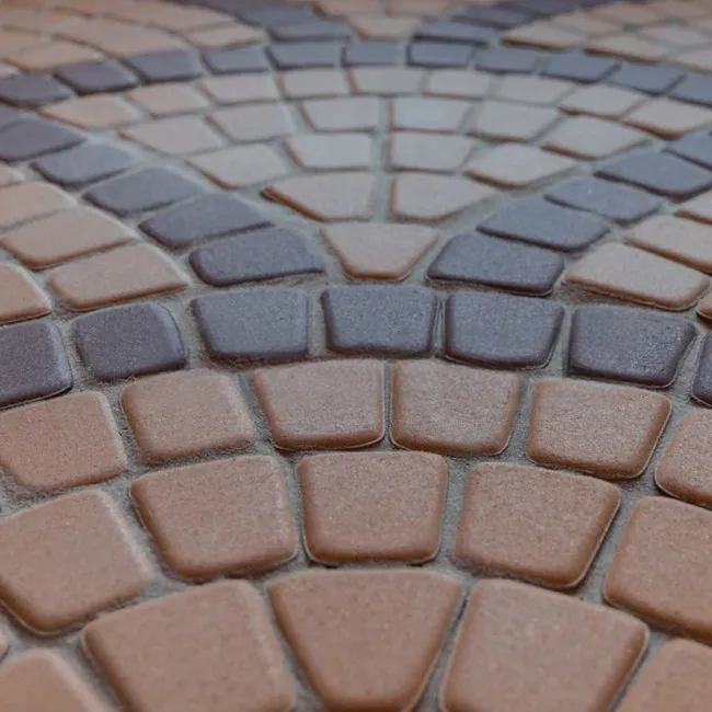 Тротуарная плитка Классика круговая Бежевая 60 мм