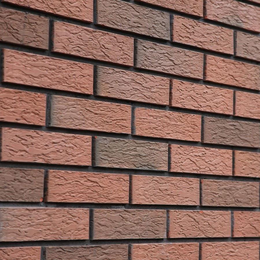 Облицовочный кирпич Вышневолоцкая керамика полуторный утолщенный 1,4 НФ Баварская кладка Готика лава