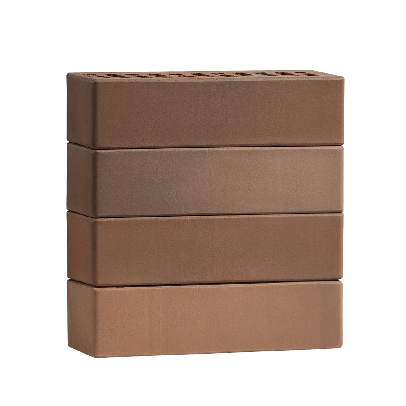 Облицовочный кирпич ВолгаБрик баварская кладка евро 0,7 НФ гладкий М200