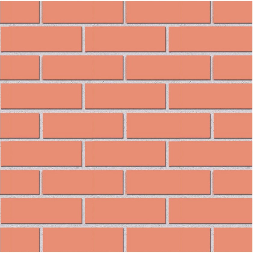 Облицовочный кирпич Голицынский евро 0.5 НФ Абрикосовый гладкий