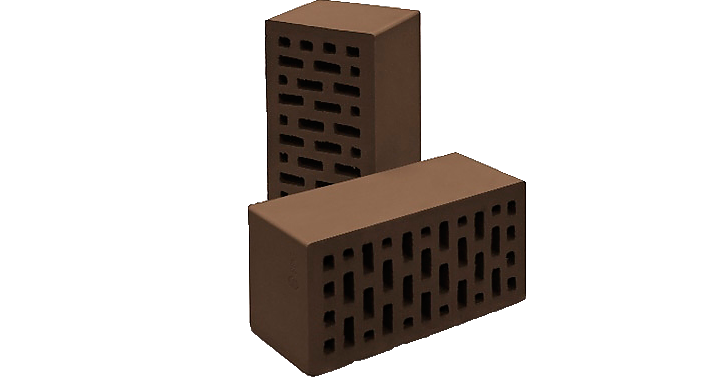 Облицовочный кирпич Верхневолжский утолщенный 1.4 НФ Шоколад гладкий