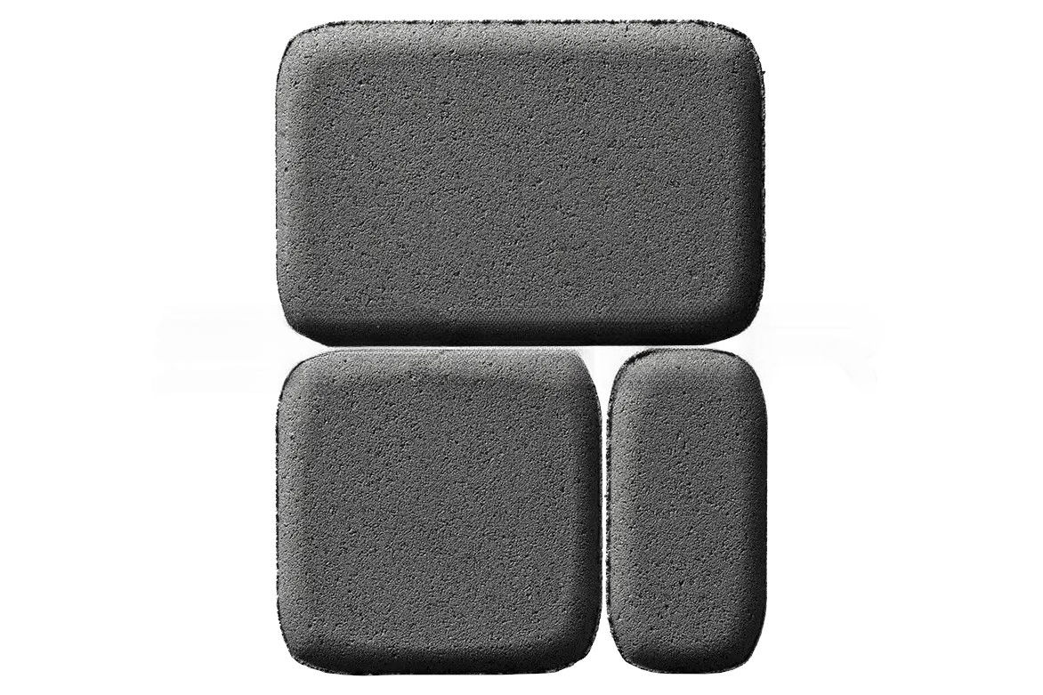 Тротуарная плитка Классико, Серый, 60 мм