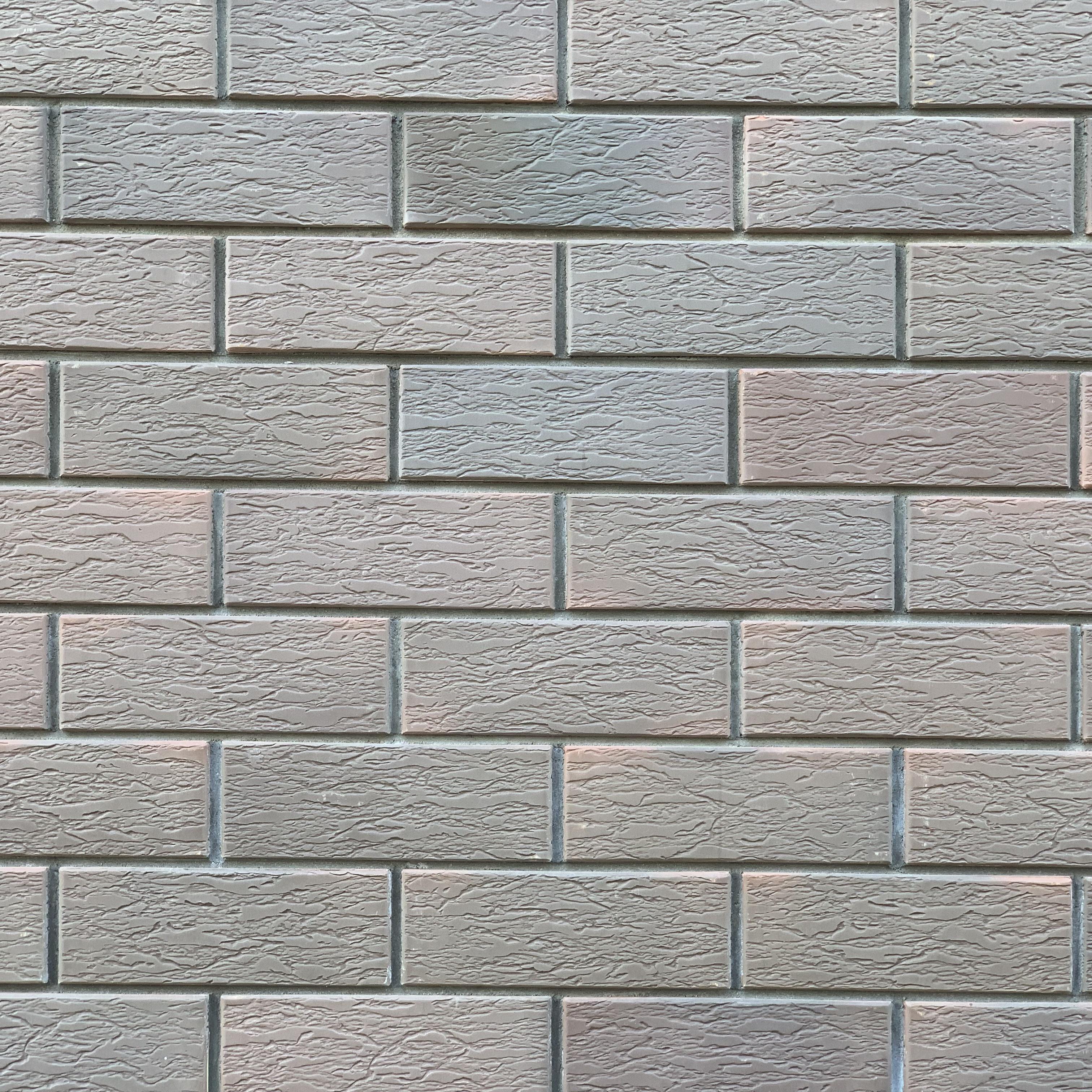 Облицовочный кирпич Вышневолоцкая керамика одинарный 1 НФ Баварская кладка Графит лава