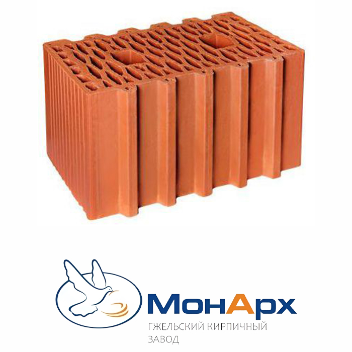 Керамический блок Гжель, М100-150, 10,7 NF, 250х380х219