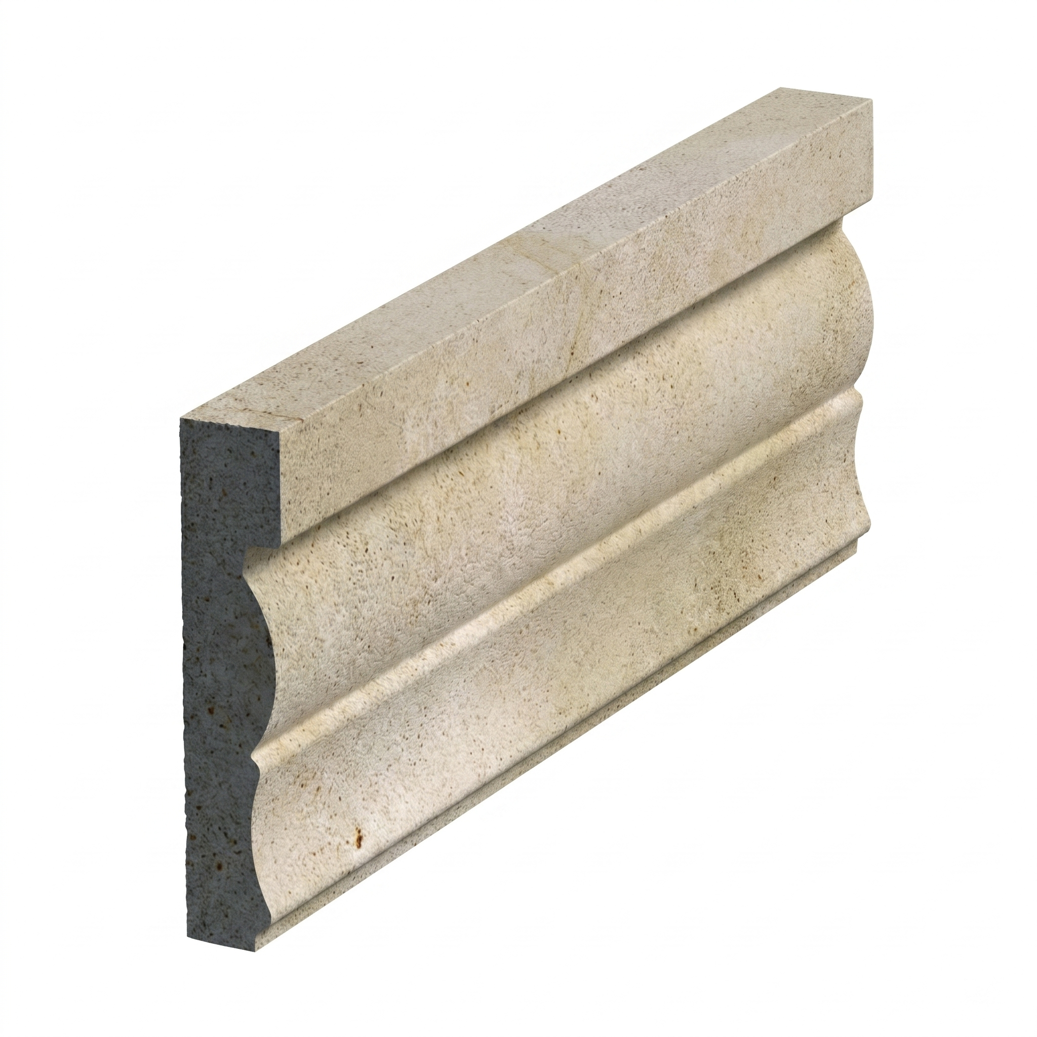 Карниз межэтажный из акушинского песчаника 160х70х350