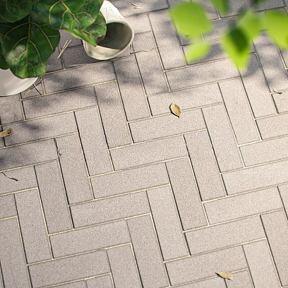 Тротуарная плитка Хессен 300*100 Steingot Серый 80 мм