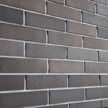 Облицовочный кирпич Вышневолоцкая керамика полуторный утолщенный 1,4 НФ Баварская кладка Графит антика